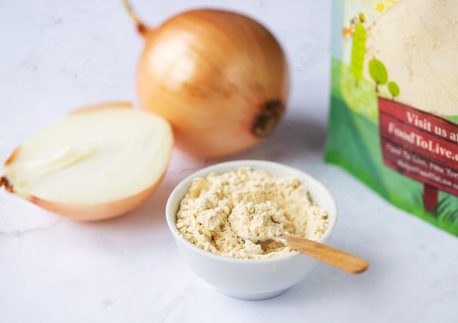 Onion Powder – Finely Ground Dried Onions, Pure, Vegan, Bulk. Rich Onion Flavor