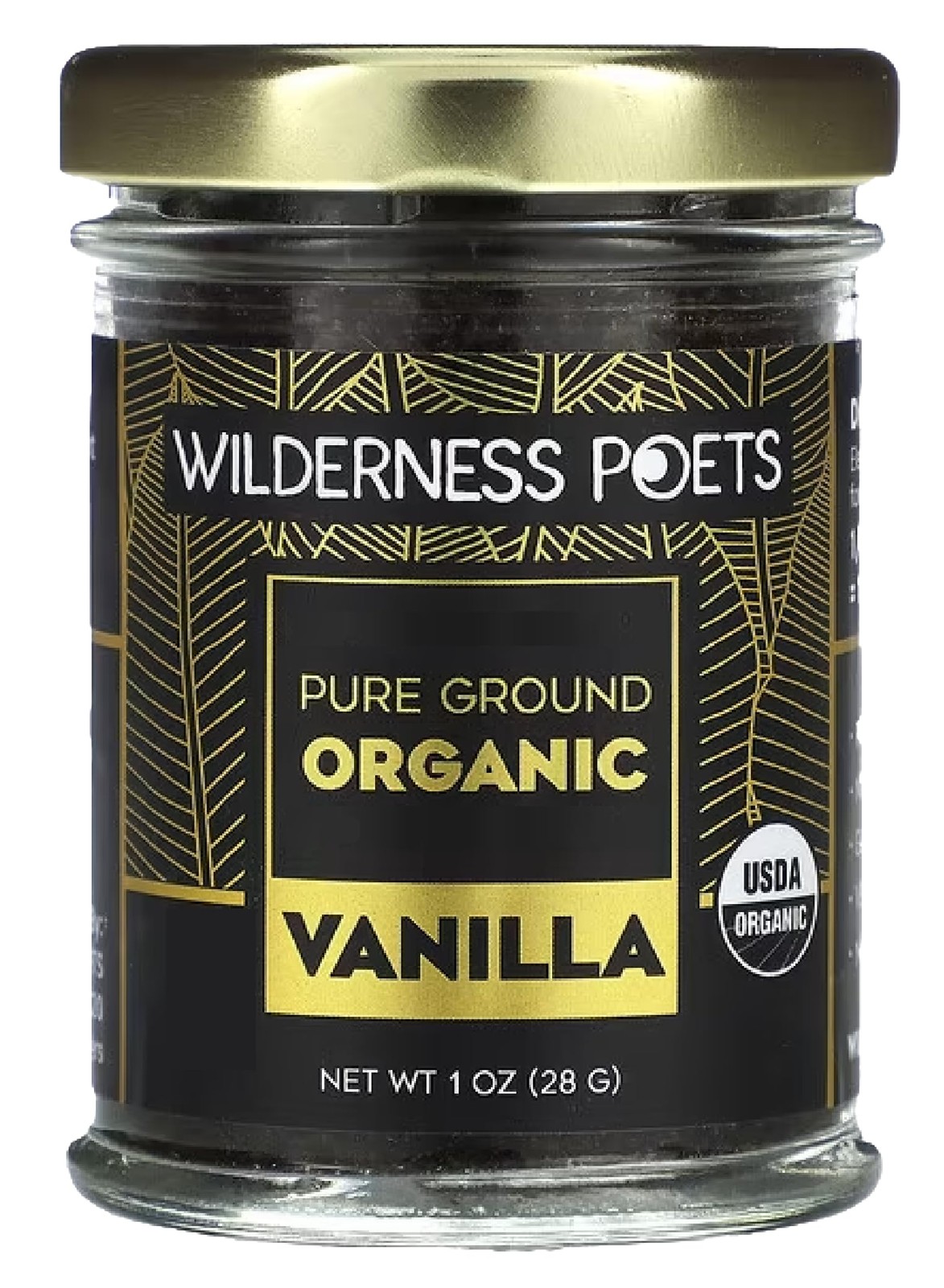 Wilderness Poets Pure Vanilla Powder – 100% Organic Ground Vanilla Beans – Tahit