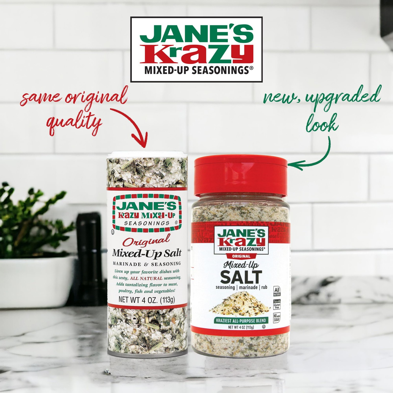 JANE’S, Krazy, Mixed Up Salt, Pack of 3, Size 4 OZ3 4 Ounce (Pack 3)