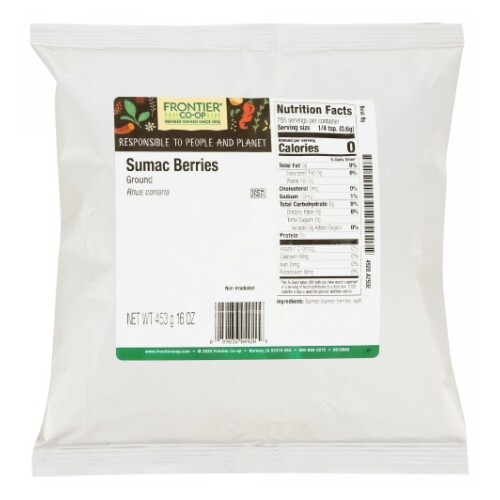 Ground Spice Sumac Berries 16 Oz By Frontier Coop