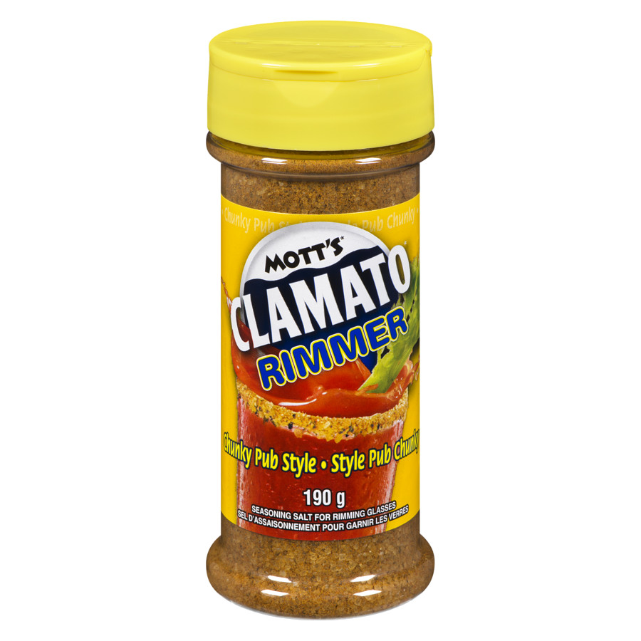 2 X Mott’s Clamato Rimmer Seasoning Chunky Pub Style Flavor 190g -Free Shipping