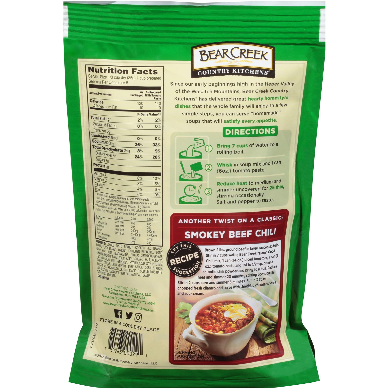 Soup Mix, Darn Good Chili, 9.8 Ounce