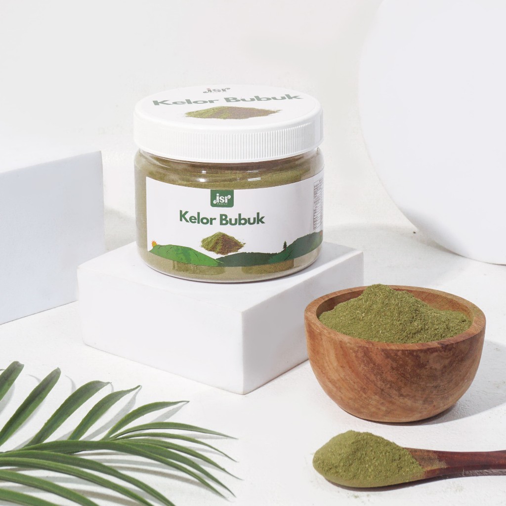 Moringa leaf powder 250g kelor herbal drink mix organic green aroma ritual