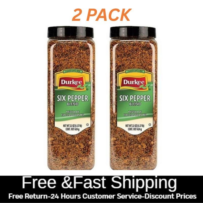 2 Pack Durkee Six Pepper Blend 22 oz. Best Price