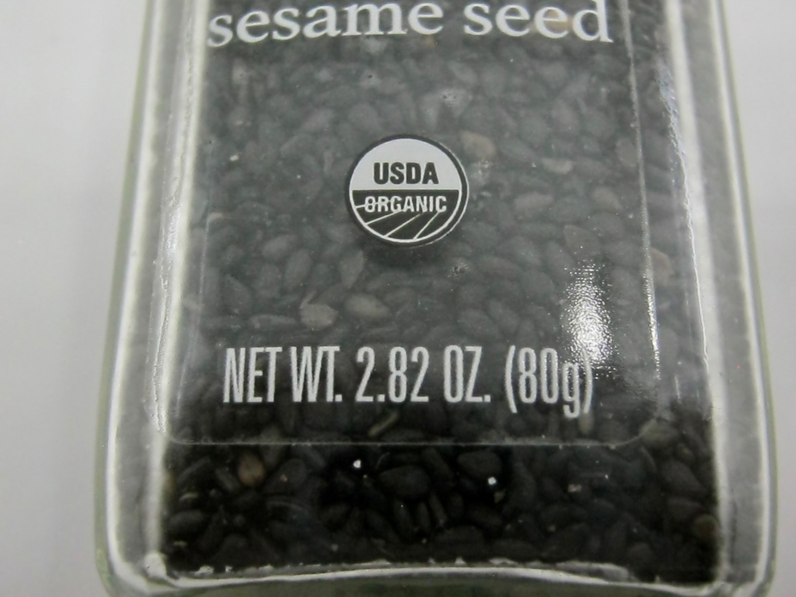 2x Simply Organic Black Sesame Seed 2.82 oz Glass Bottle USDA Certified Organic