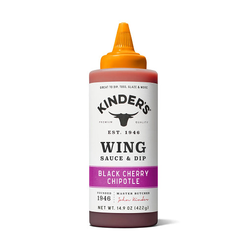 Kinder’s Wing Sauce & Dip Black Cherry Chipotle BBQ 2 Pack
