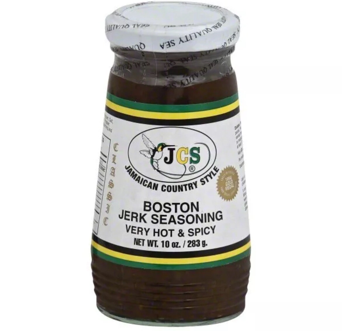Jamaican Country Style Boston Jerk Seasoning – Very Hot & Spicy (10 oz, 5 Pack)