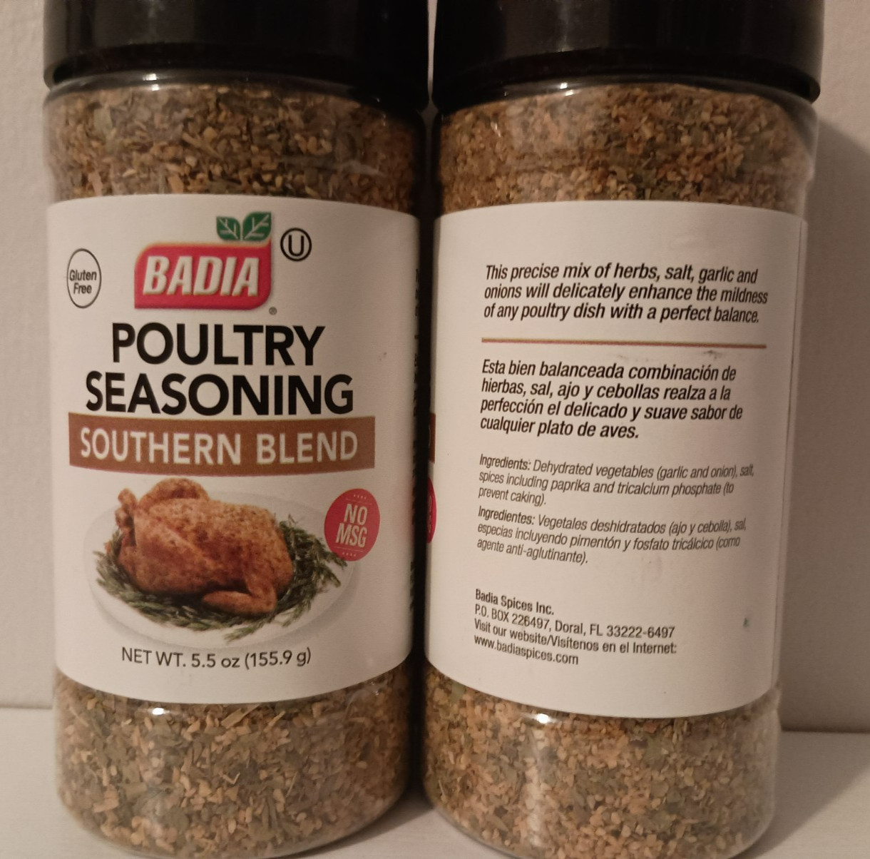 Badia® Poultry Seasoning Southern Blend 5.5 oz (2 Pack) KOSHER & GLUTEN FREE