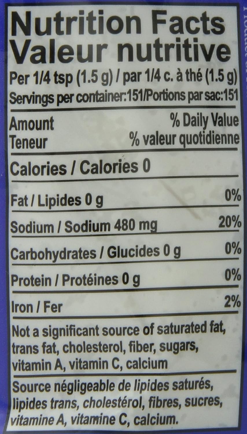 Additive-Free 48 Oz Light Grey Sea Salt in Resealable Bag – Perfect for Cooking