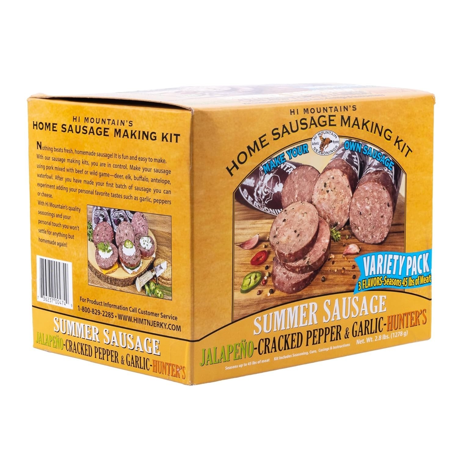 DIY Summer Sausage Kit | Beef, Pork, Venison | Makes 45 lbs