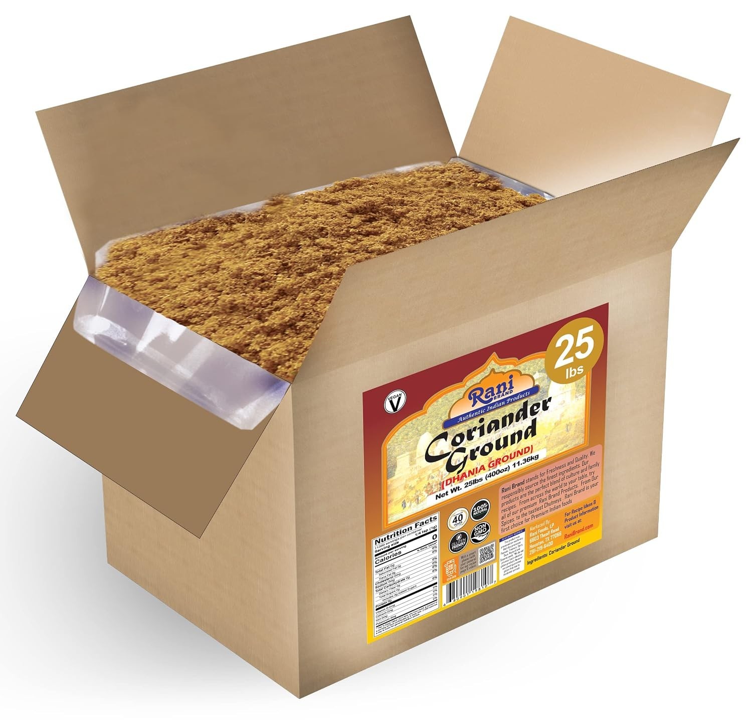Rani Dhania Spice 25lb Bulk Box – Gluten Friendly