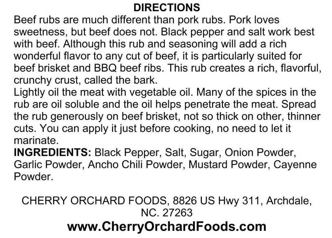 Farm House Steer Dust rubs and seasonings