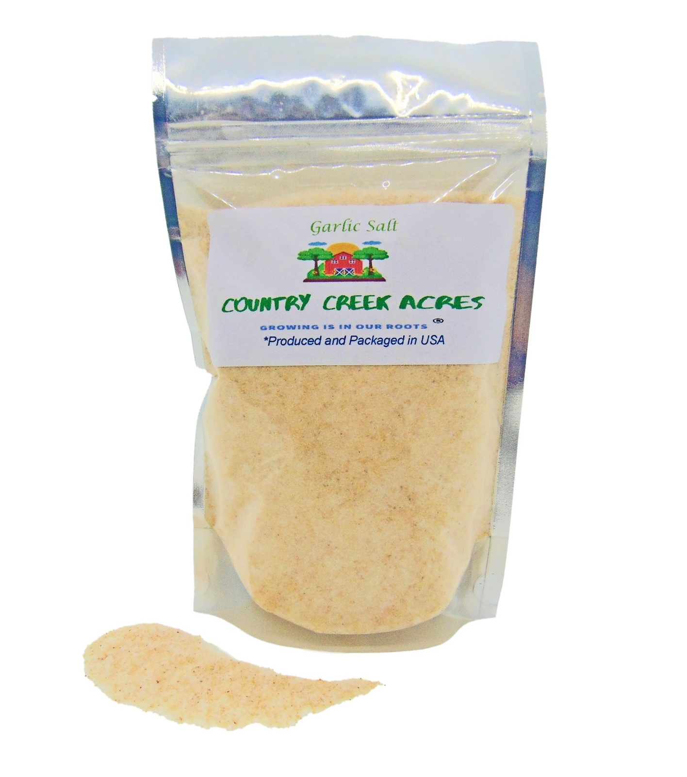 4 oz Garlic Salt Seasoning- A Great Addition To Any Meal-Country Creek LLC