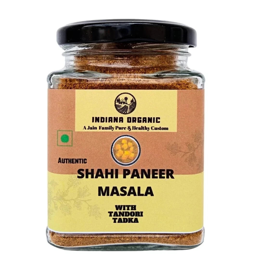 Indiana Organic – Shahi Paneer Masala Powder Tandoori Tadka – 150 Gram