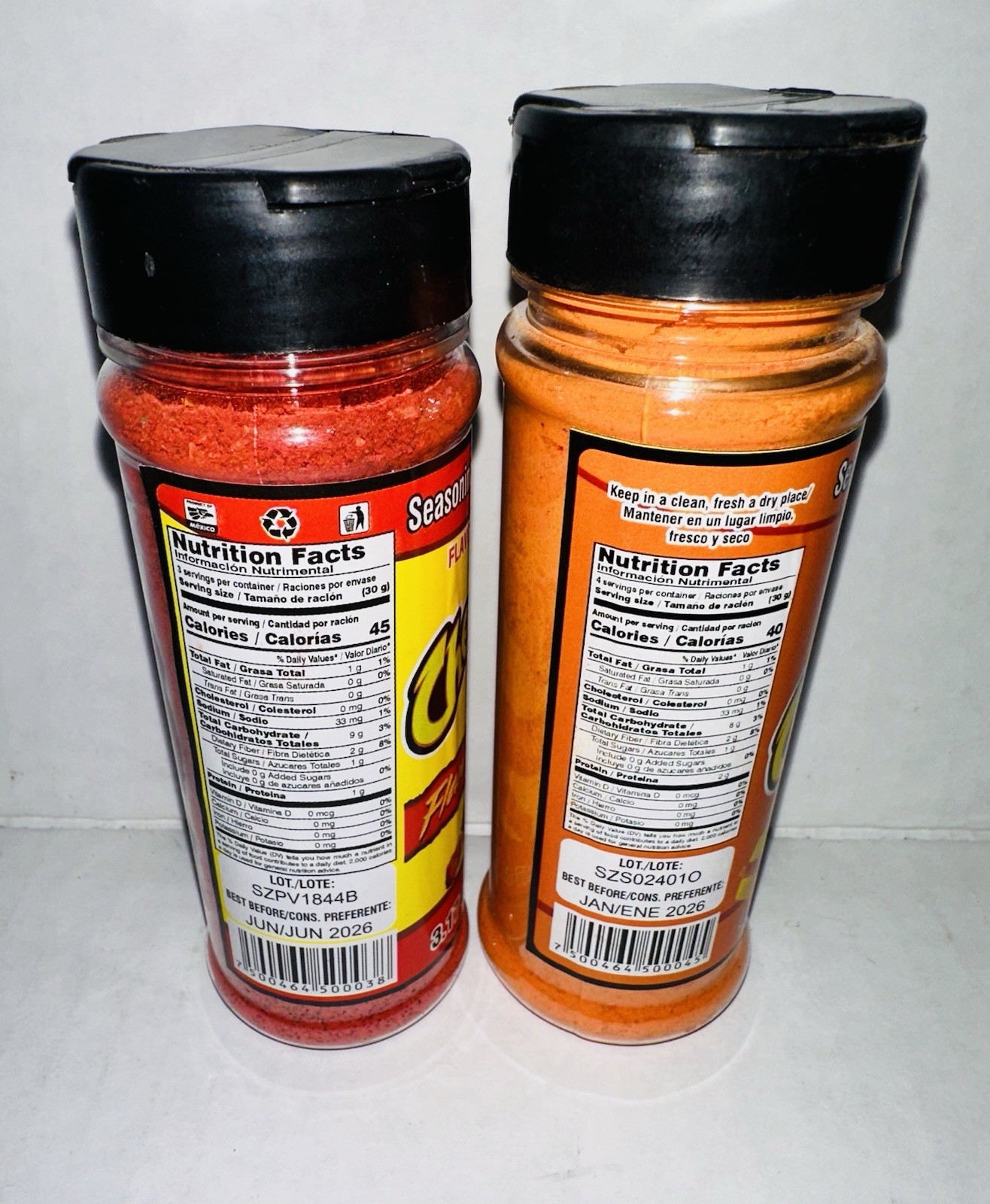 2x Cheetos Powder Seasonings : Flamin’ Hot & Cheese