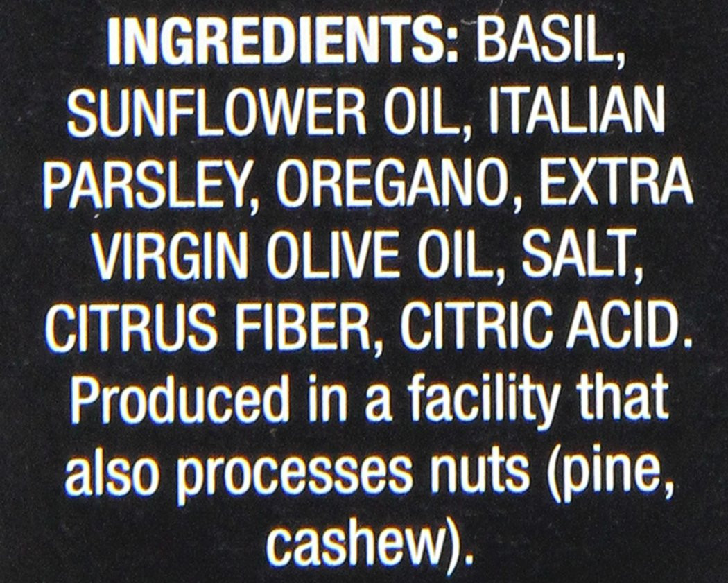 Vegan Fresh Herb Paste in a Tube – Non GMO Certified and Made in Italy (Pack of