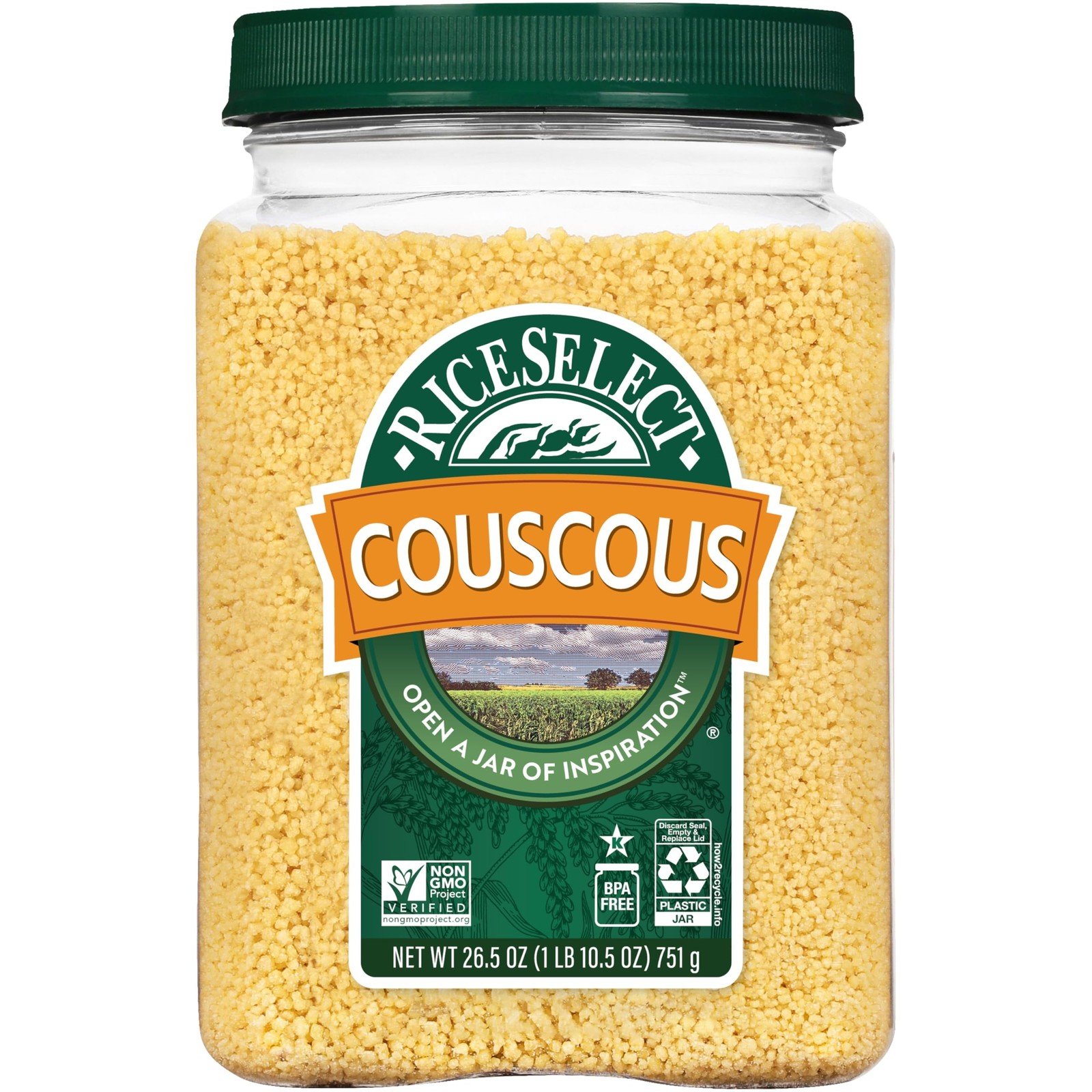 RiceSelect Couscous, Premium Moroccan-Style 1.65 Pound (Pack of 1), Moroccan