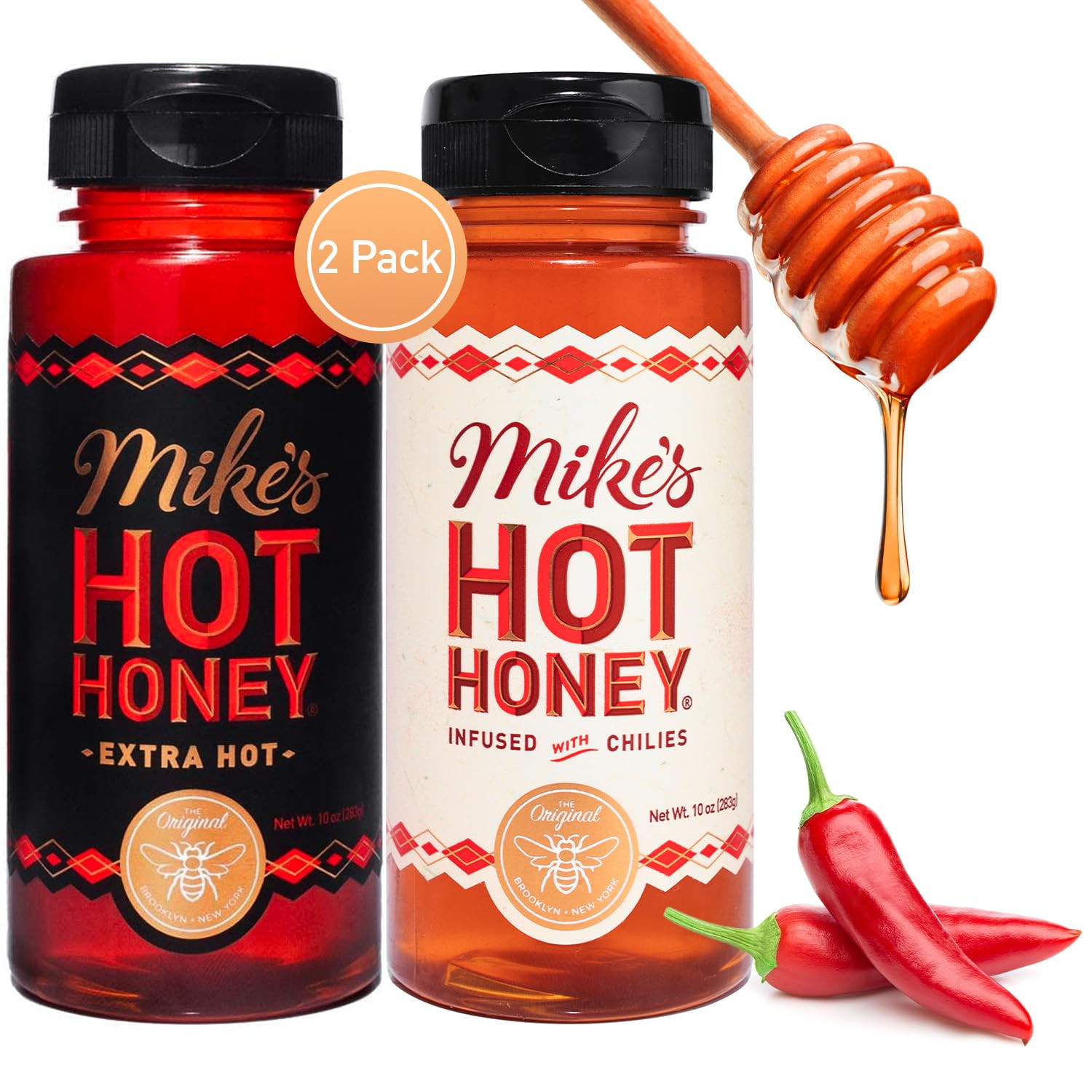 Original & Extra Hot Combo, America’S #1 Brand of Hot Honey, Spicy Honey, All…