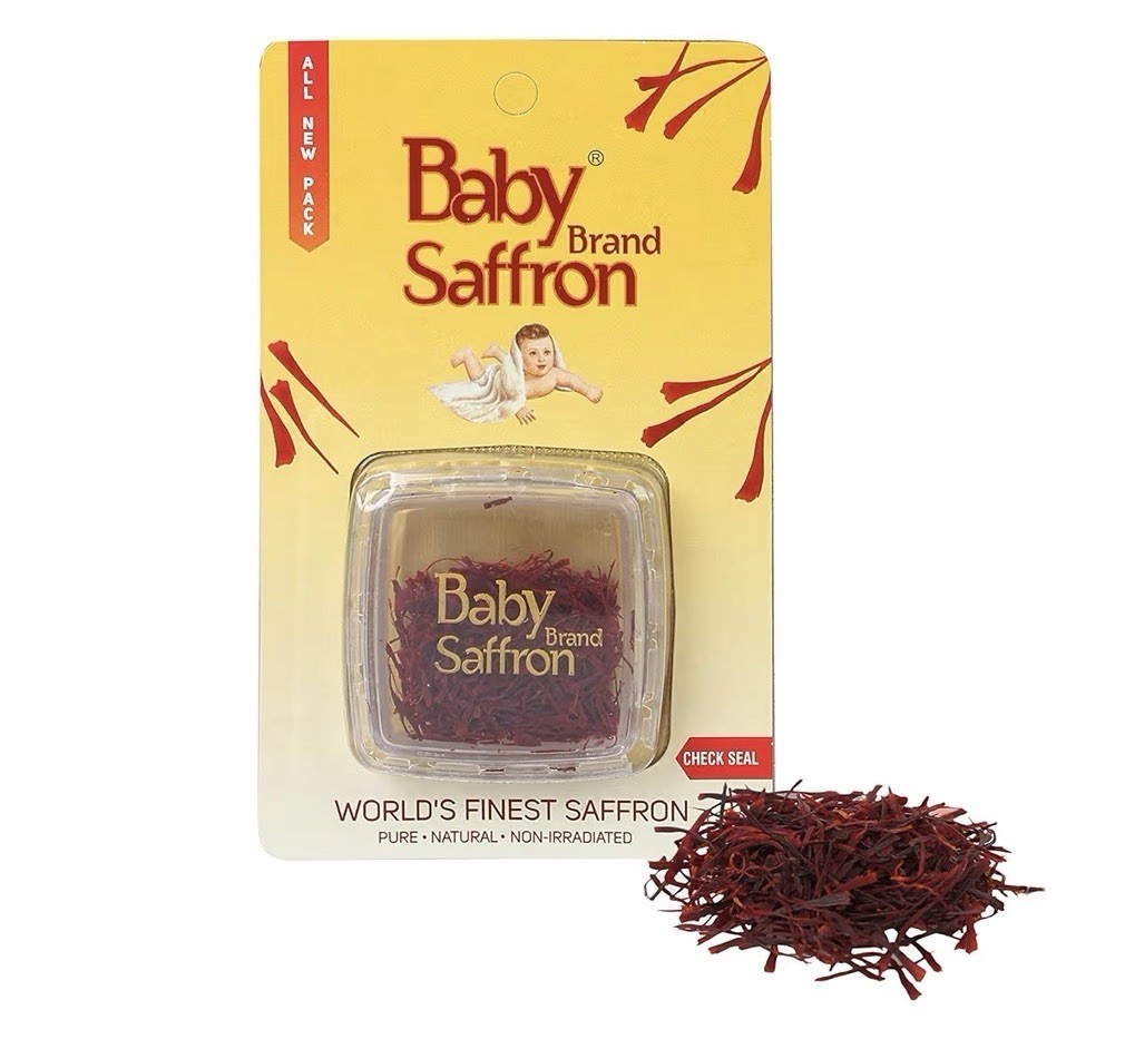 Baby Brand Saffron, 1 gm Kashmiri Indian Finest Kesar – F/Shipping