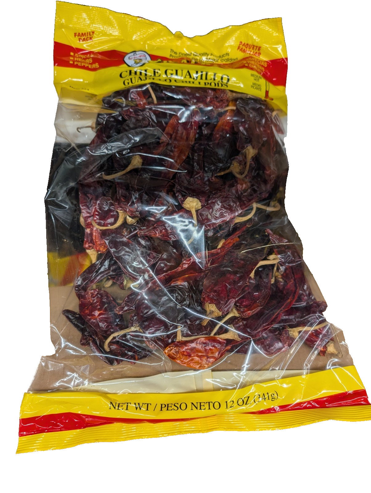 LBP Guajillo Chili Pods, Dried Single Spice, 12 oz