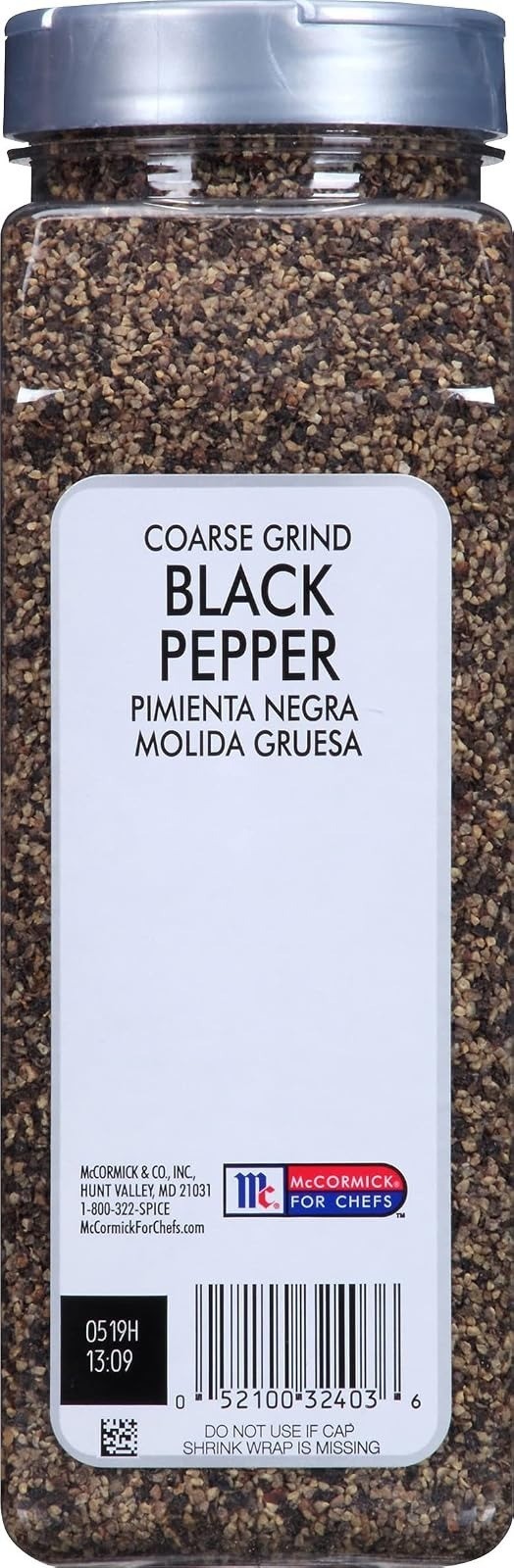 McCormick Culinary Coarse Grind Black Pepper 16 oz – Premium Quality