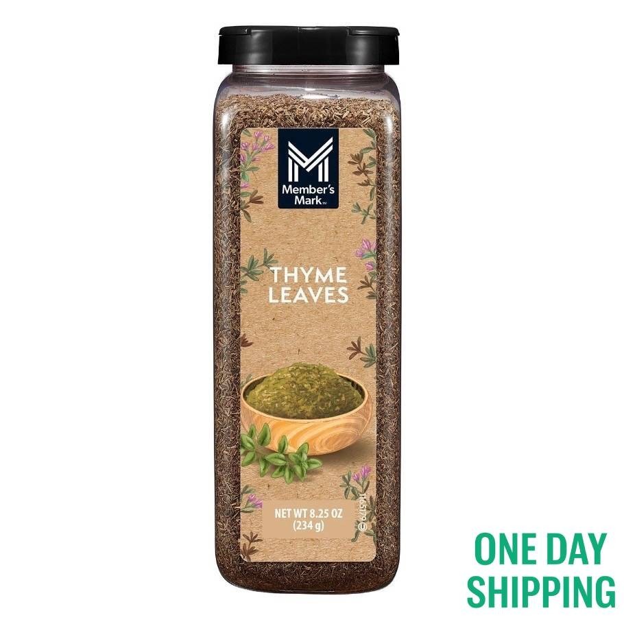 Member’s Mark Thyme Leaves 8.25 oz Dried Herb Cooking Seasoning Spice
