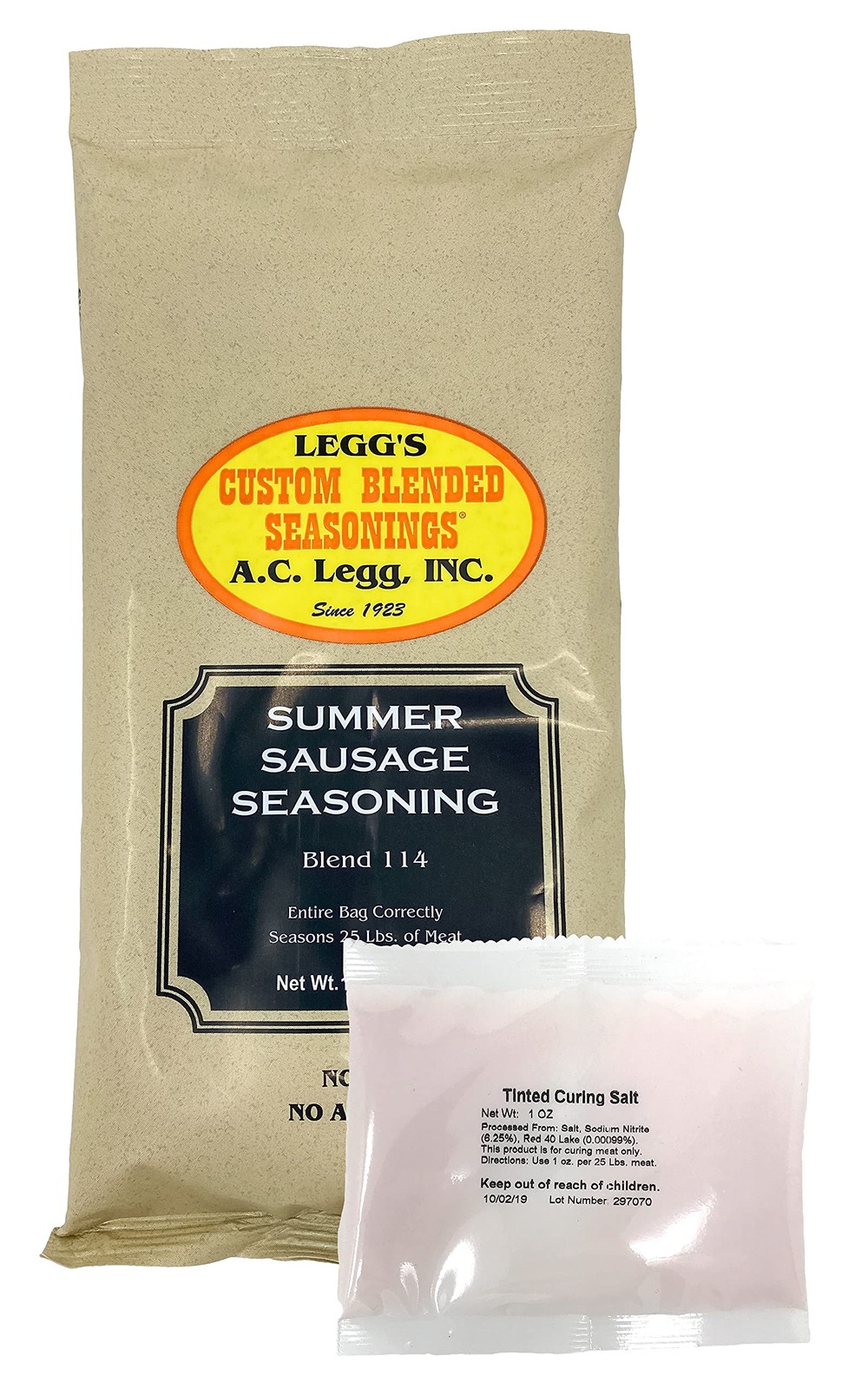 A.C. Legg, Inc. Summer Sausage Seasoning with Cure 18 Ounce (Pack of 1)