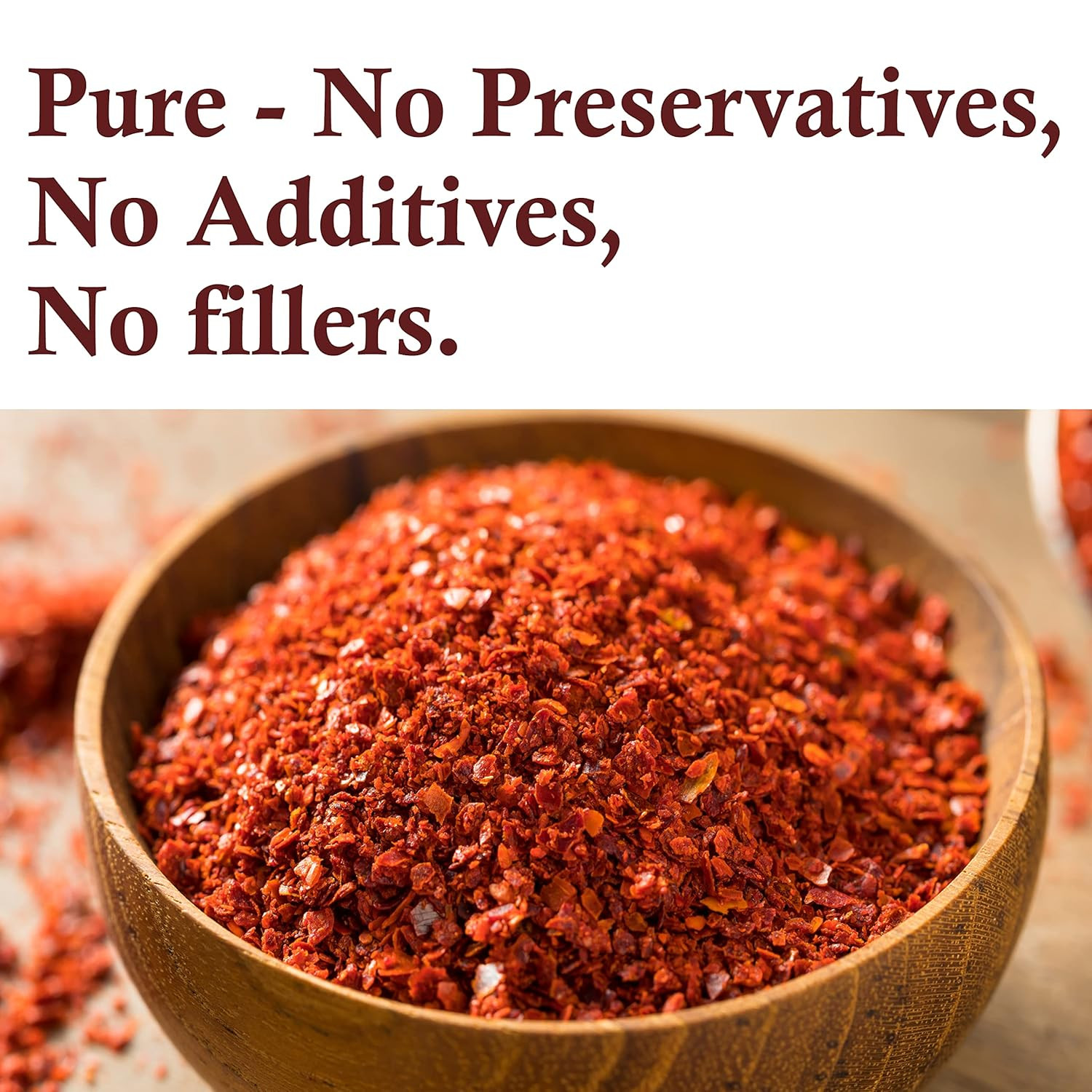 Gochugaru Korean Red Pepper Flakes 8 oz Kosher Non-GMO No MSG