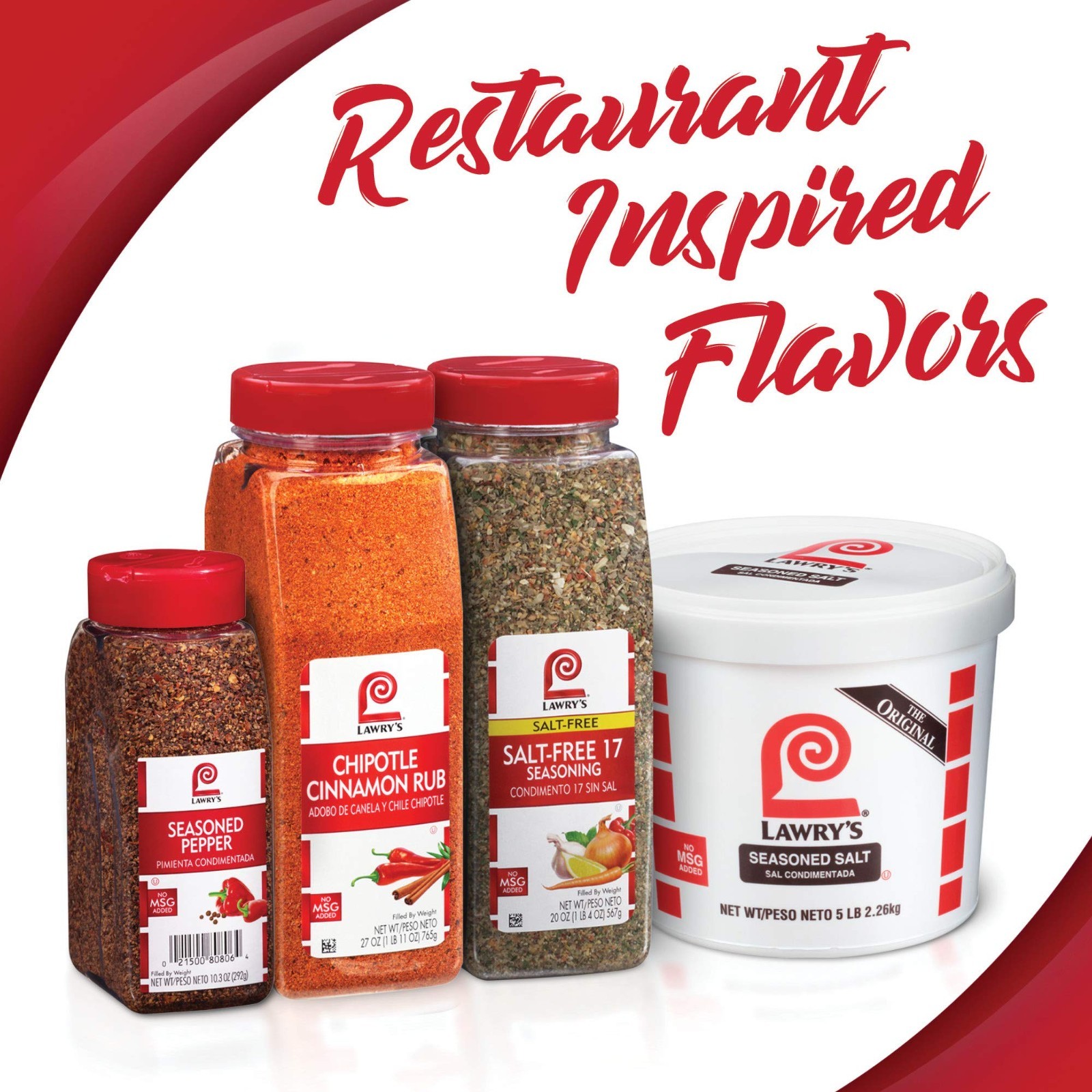 French Fry Seasoning Powder – 6 Pack, 16 oz Containers, Perfect for Fries & Vegg