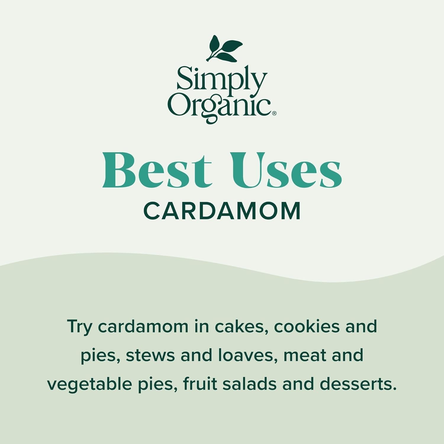 Ground Cardamom, 2.82 oz – Organic & Kosher
