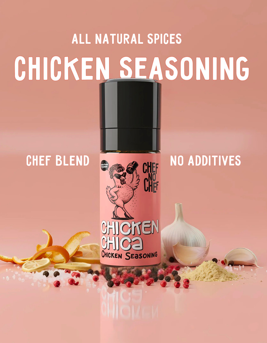 Chicken Seasoning • Garlic Citrus Spice Blend • No Additives • All Purpose Rub