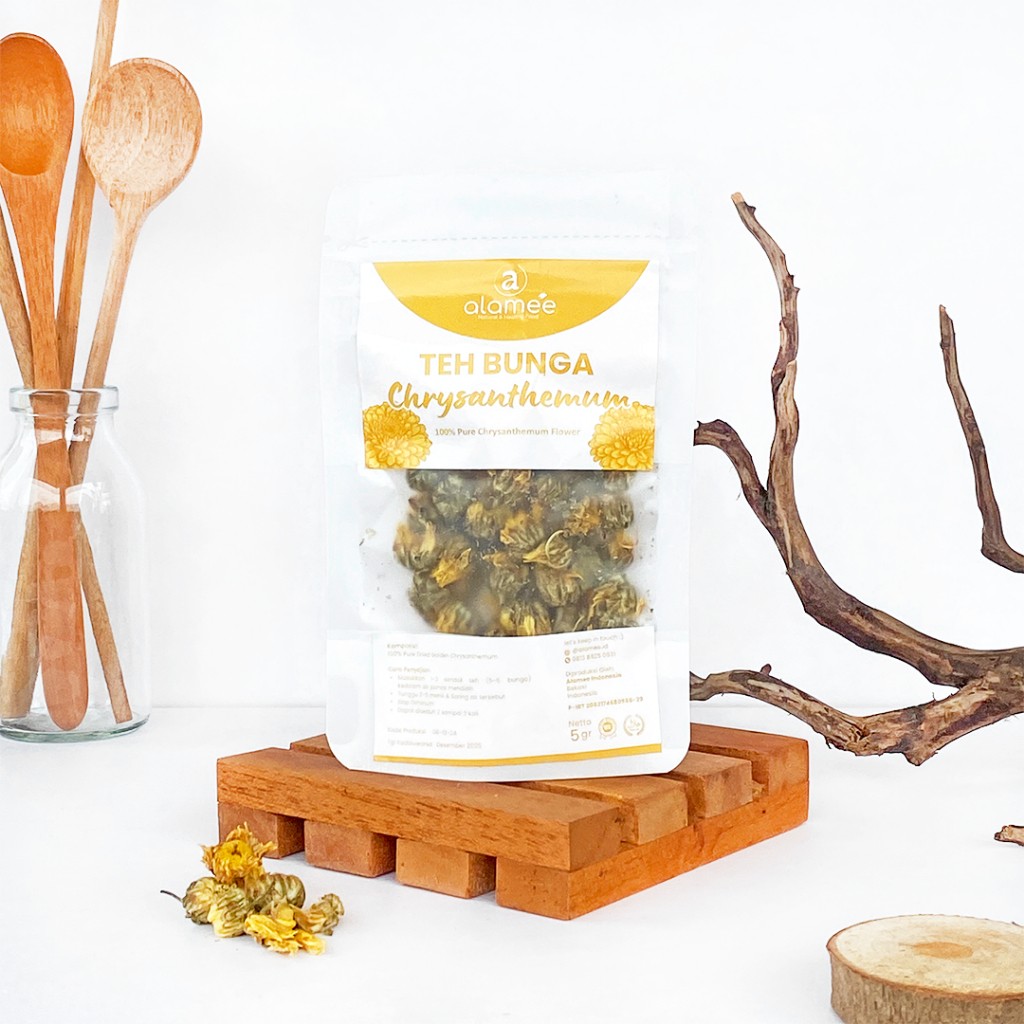 Organic Chrysanthemum Flower Tea 5g Dried Infusion For Brewing Daily Ritual