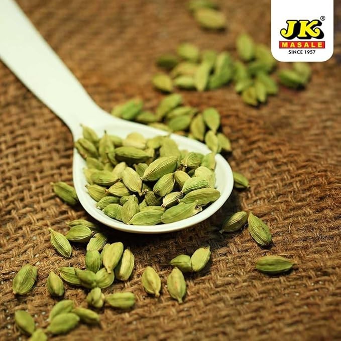 JK Premium Green Cardamom (Elaichi) 7-8mm (25g)Pack of 4