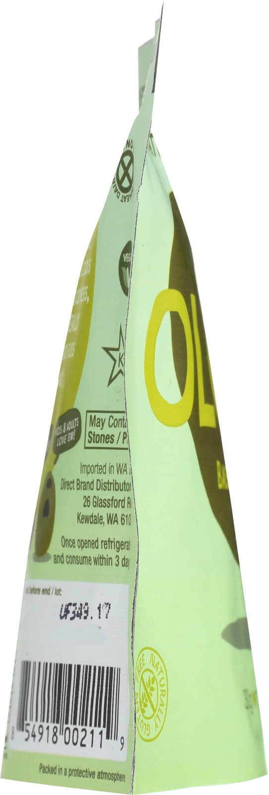 Green Olive Basil & Garlic Single Serve, 1.1 OZ (10 pack)
