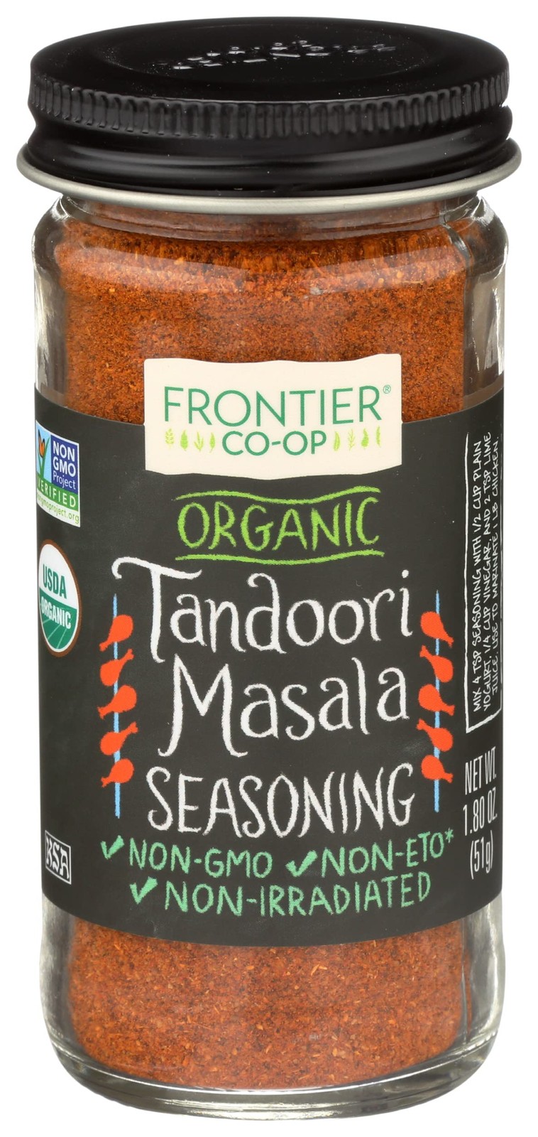 Frontier Co-op Organic Tandoori Masala Seasoning, 1.8, Original Version