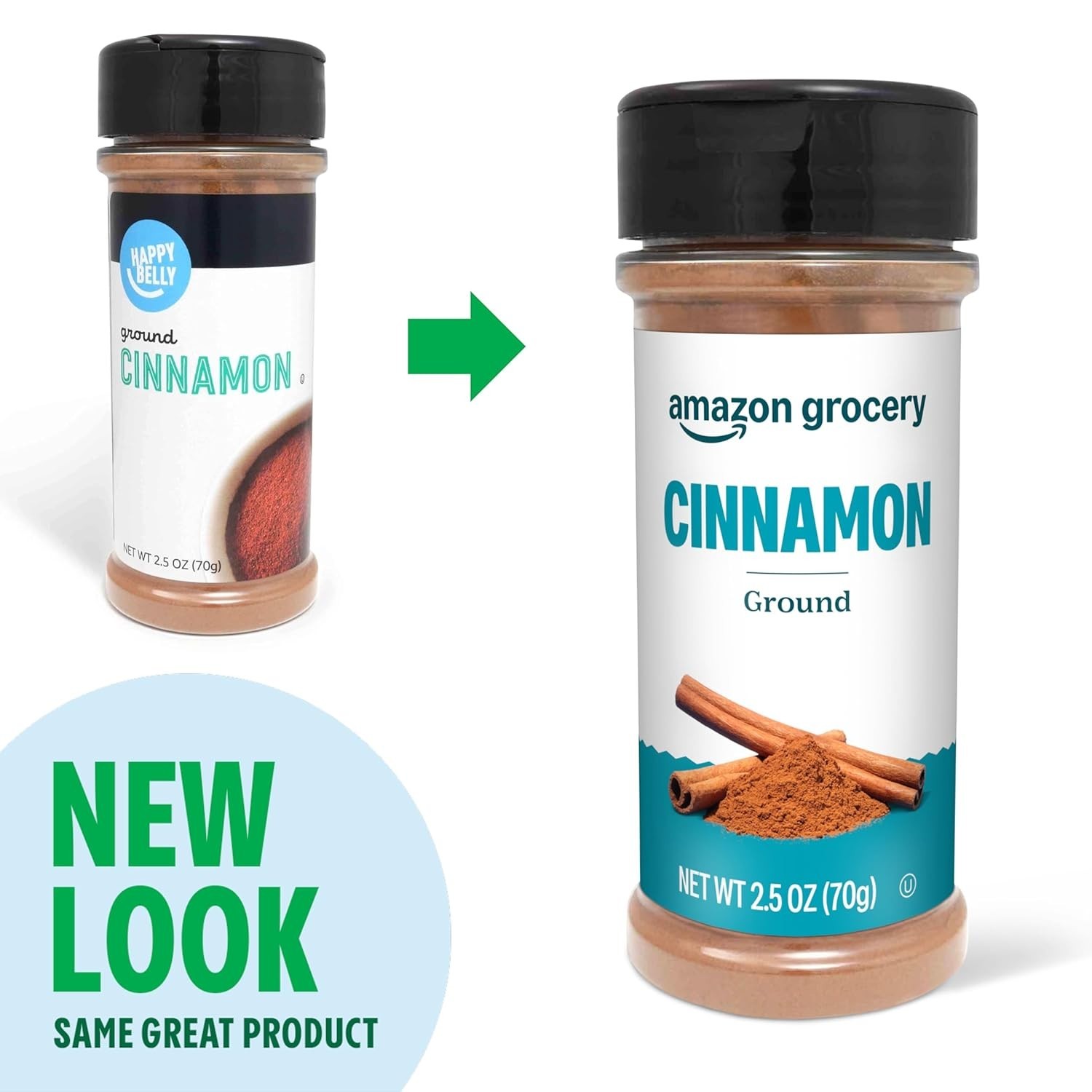 Ground Cinnamon, 2.5 oz Bottle, Previously Happy Belly (Packaging May Vary)