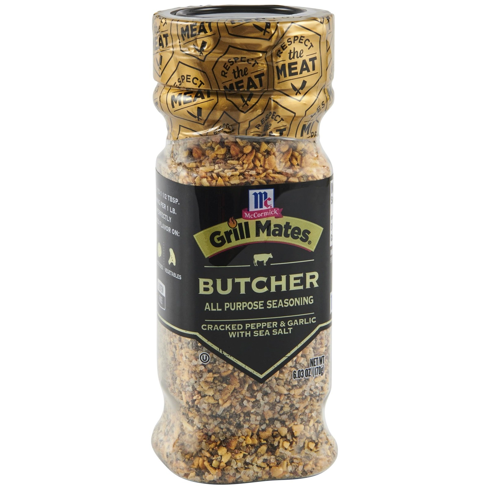 McCormick Grill Mates Cracked Pepper & Garlic Grilling 6.03 Ounce (Pack of 1)