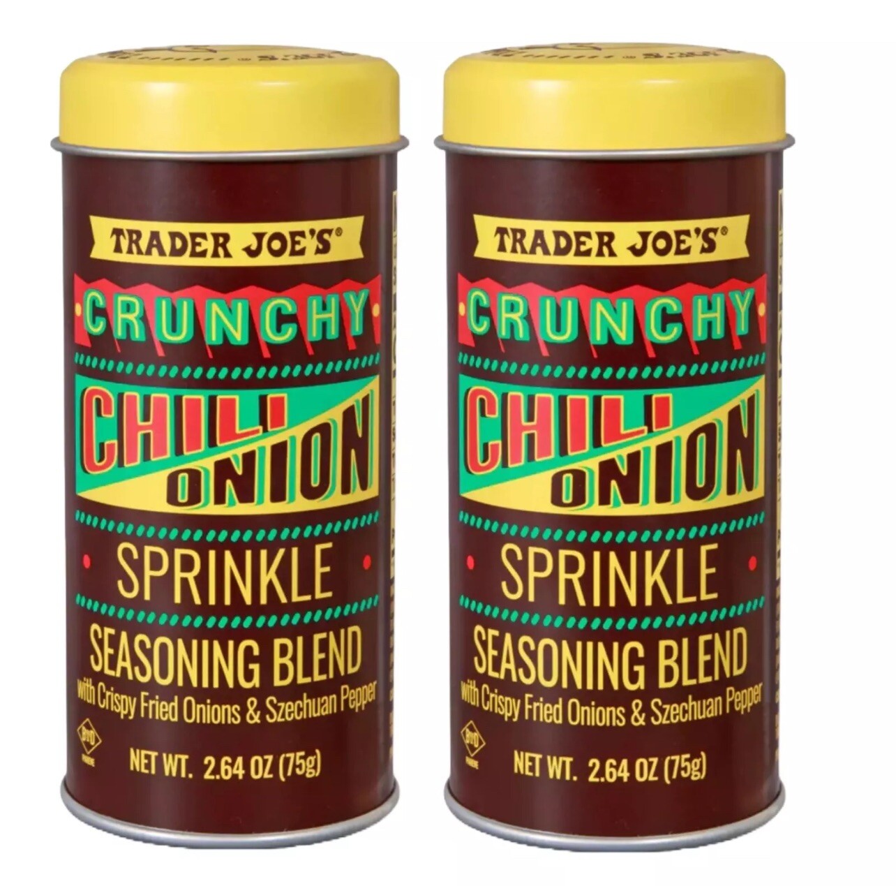 2 Trader Joe’s Crunchy Chili Onion Crunch Sprinkle Seasoning Blend NEW (2pack)