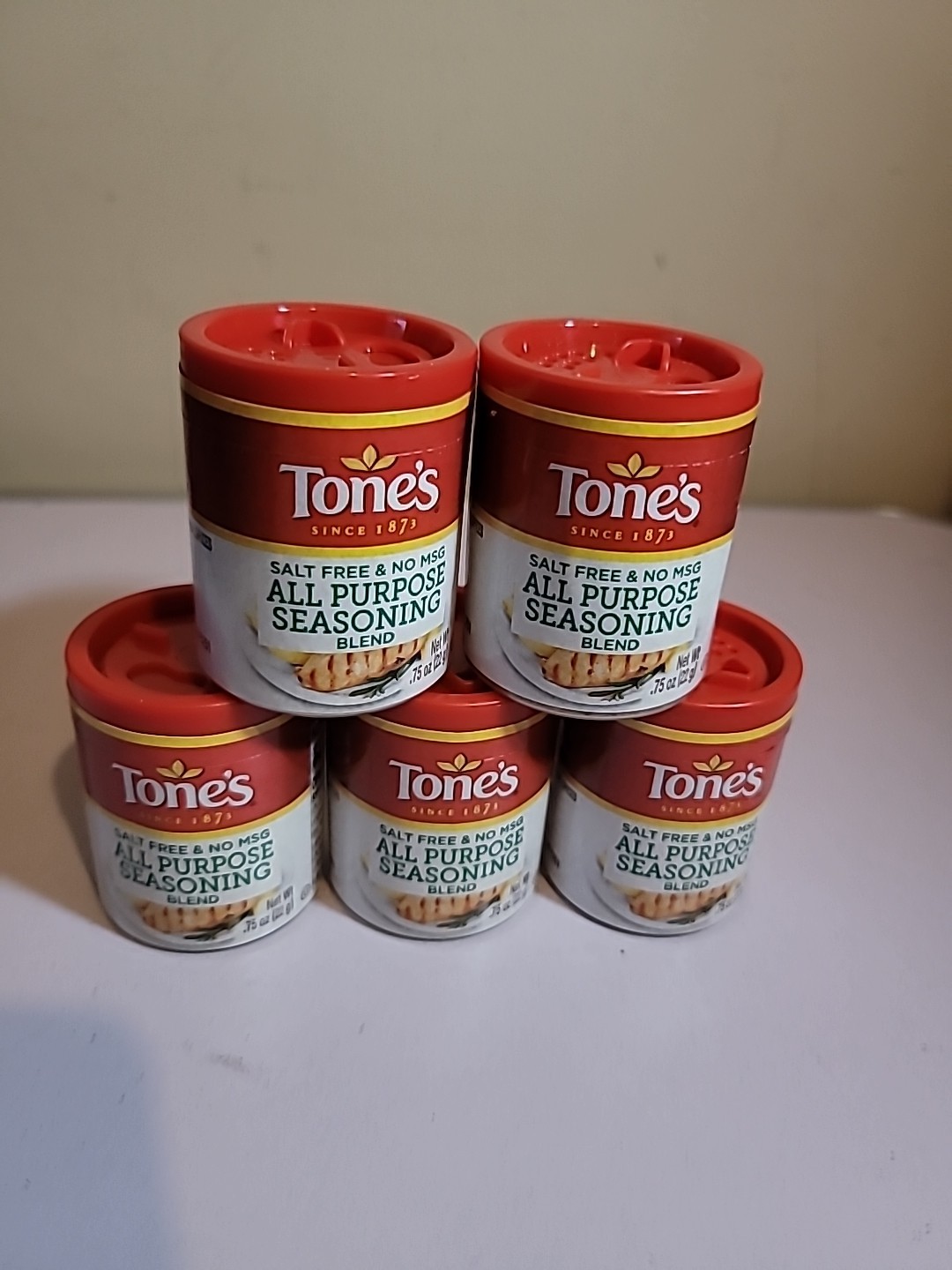5x Salt Free & No Msg All Purpose Seasoning Blend .75oz