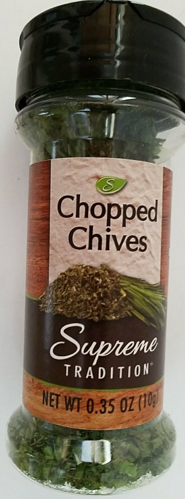 Culinary Chopped Chives 0.35 oz (10g) Flip-Top Shaker
