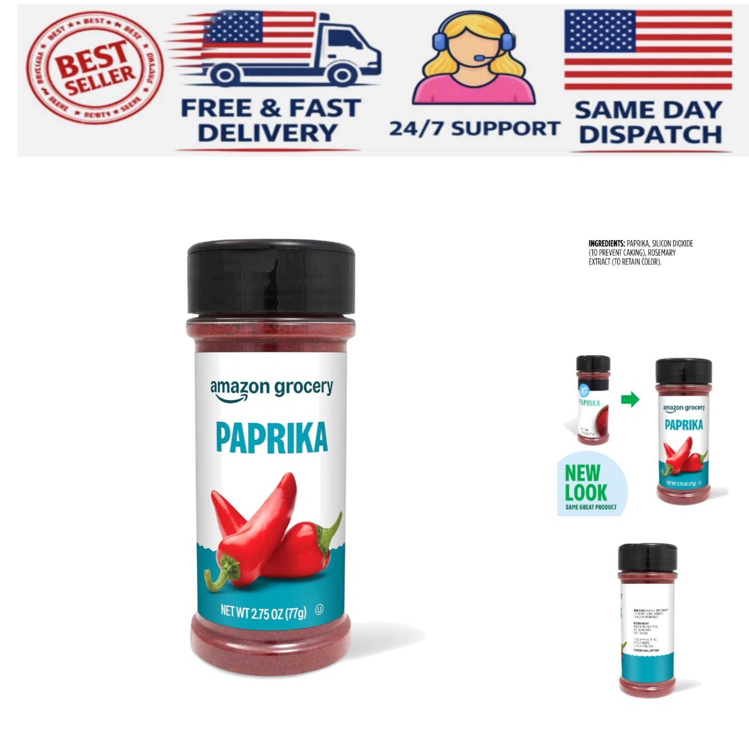 Gourmet 2.75oz Paprika Powder – Your Secret Ingredient for Delicious Meals