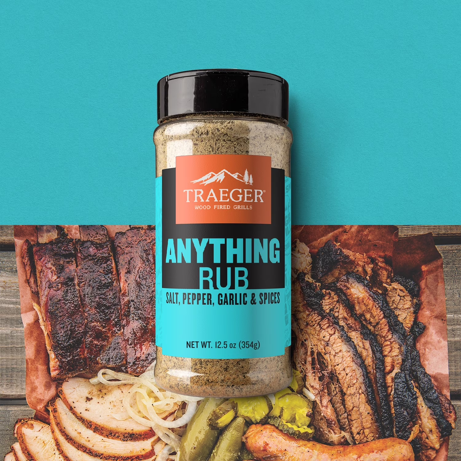 Traeger Pellet Grills Anything Rub, Mixed Spices & Seasonings, 12.5 oz