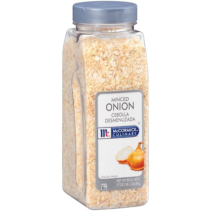 McCormick Culinary Minced Onion, 17 oz – Container of Dried Minced