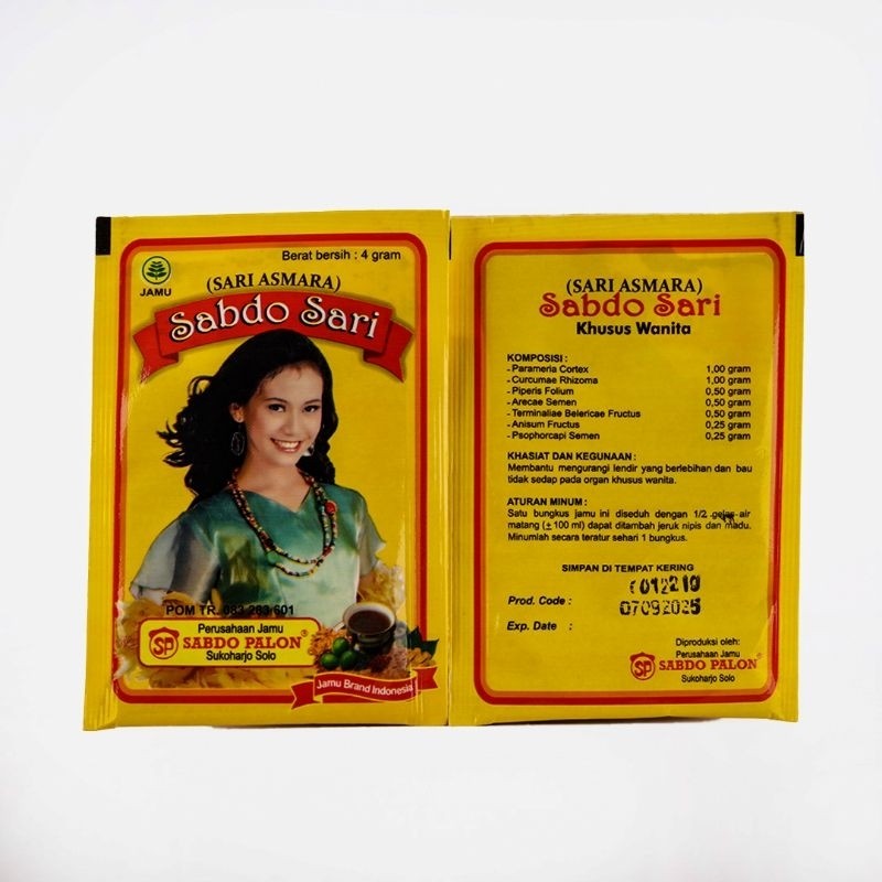 Sabdo Sari 50g 10 Sachets Herbal Powder For Craft Blending