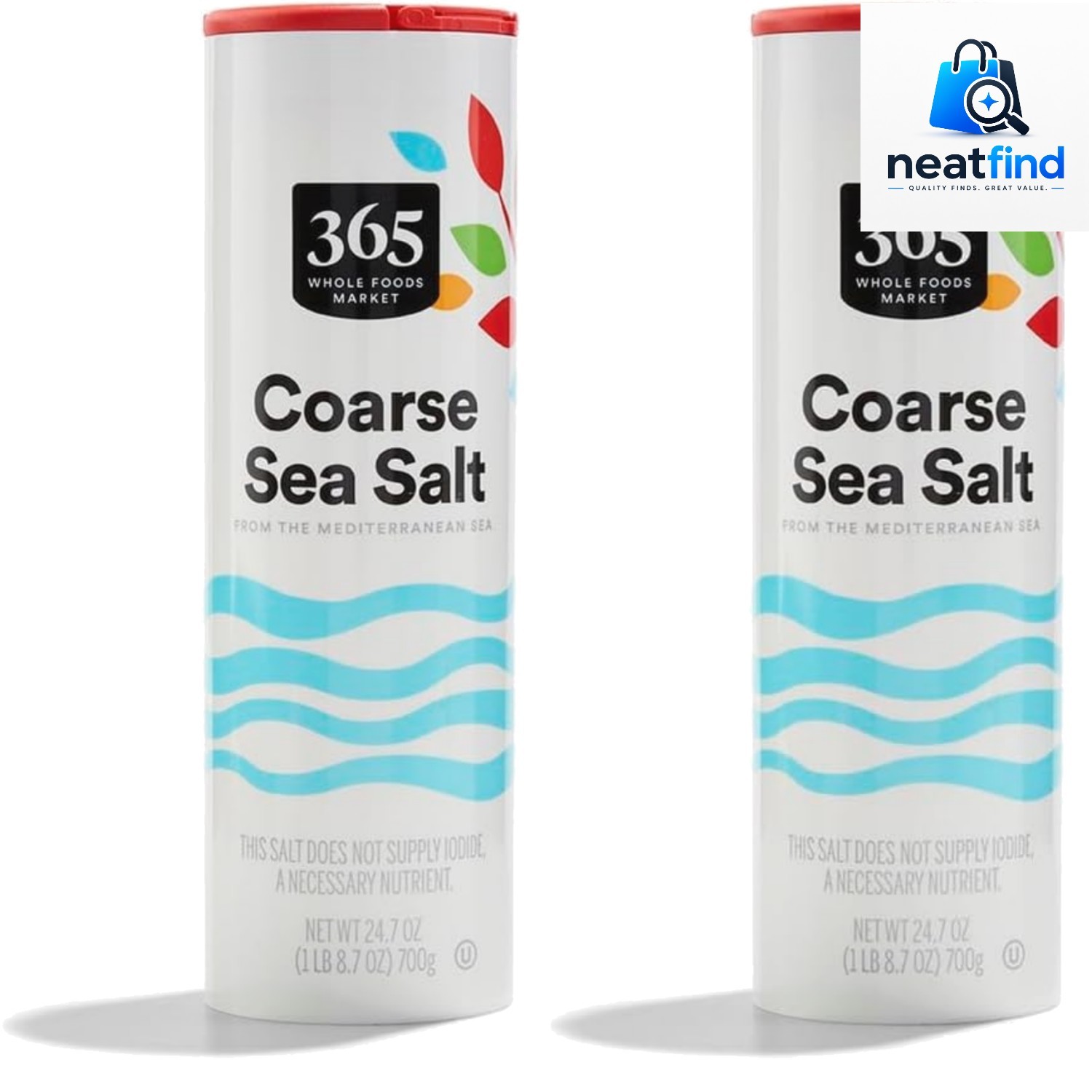Sea Salt Coarse, 24.7 Ounce Pack of 2