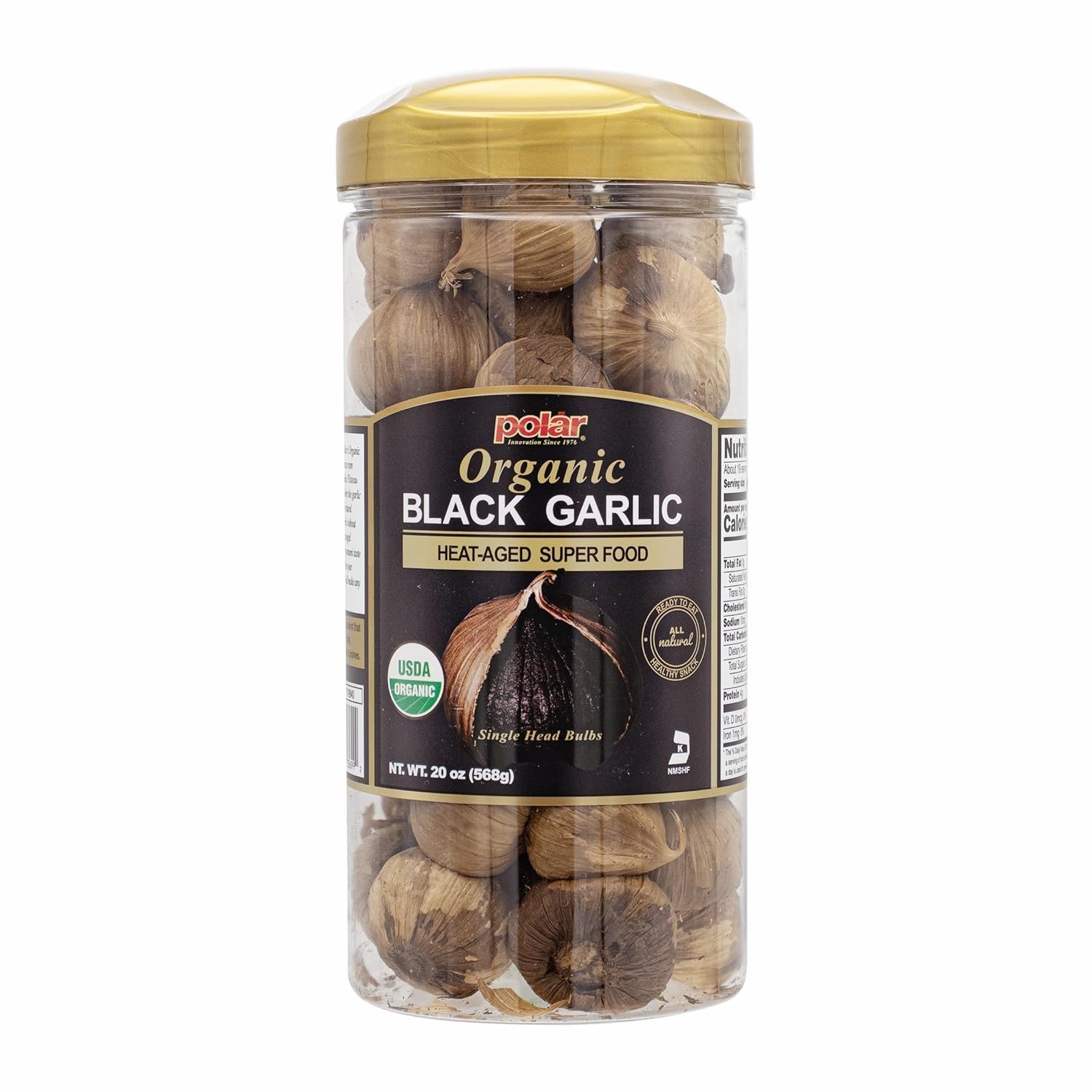 USDA Organic Black Garlic 20oz – Chemical-Free, Ready to Eat