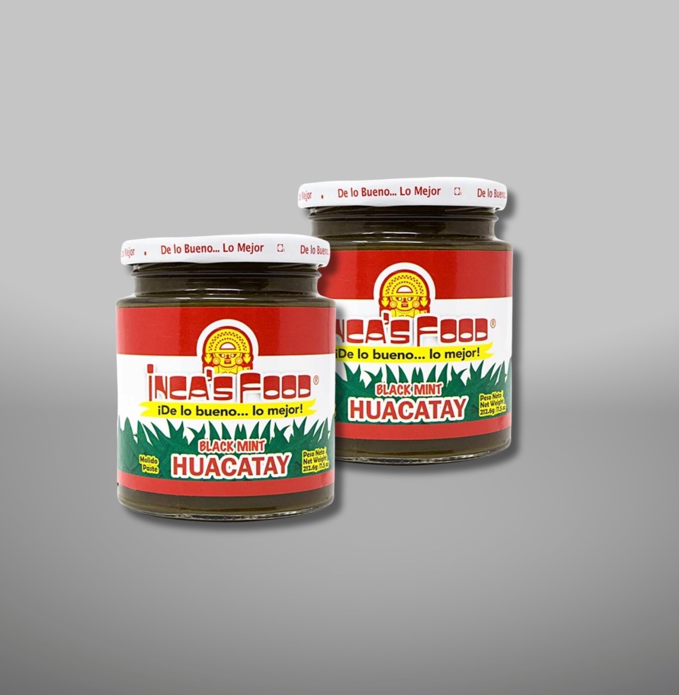 Inca’s Food Paste, HUACATAY. Black. Mint 7.5 Oz Jar Bundle 2pk