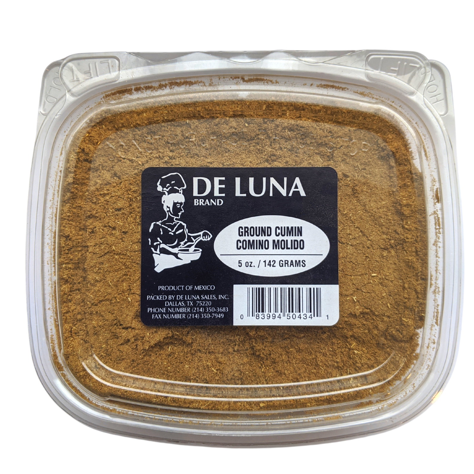 Ground Cumin De Luna Brand 5 oz.- Comino Molido