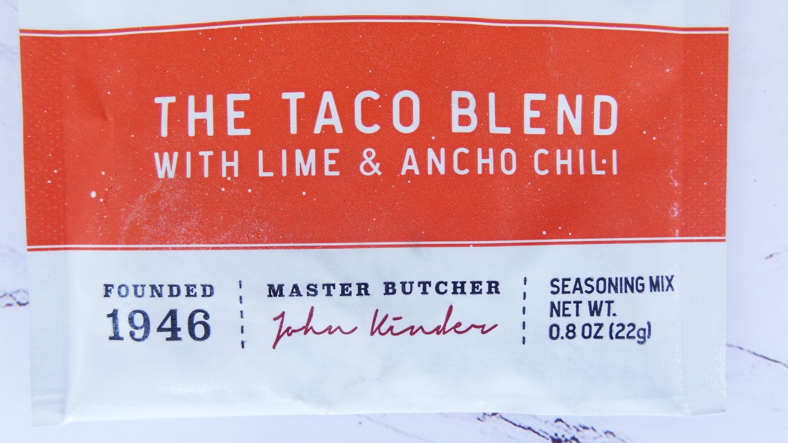 Pack of 4 ~ Kinder’s The Taco Blend w/ Lime & Ancho Mexican Seasoning (0.8 OZ)