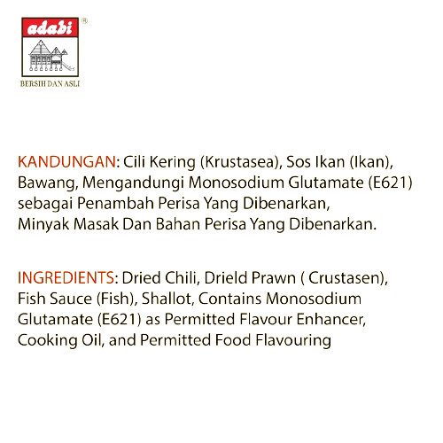 ADABI Fried Rice Paste 30g x 5packs Free Shipping